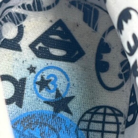 DC Superhero Collage High. Top‎ Boys Shoes Sneakers Size 3 - Picture 9 of 12